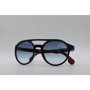 Carrera 5548/V FLL Blue Round Sunglasses